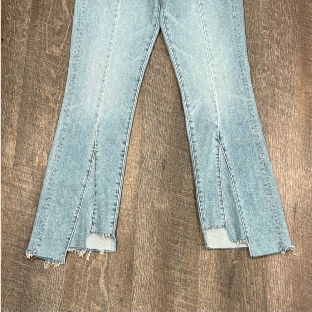 MOTHER Light Blue Flare Jeans - Picture 7 of 16
